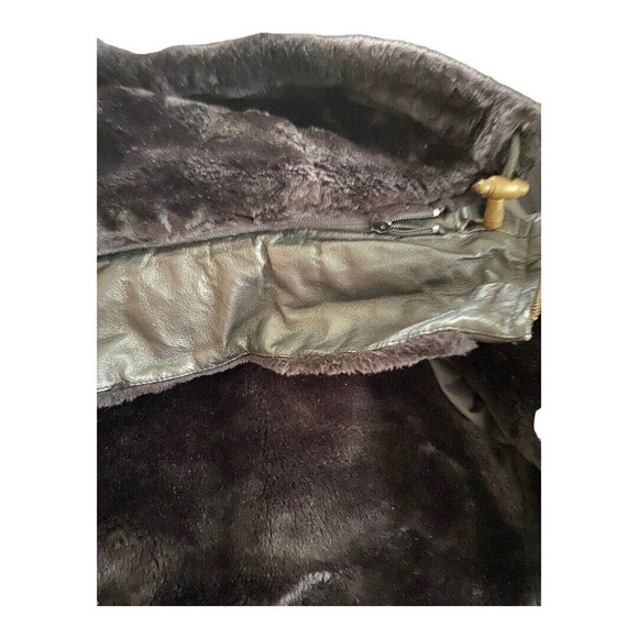 Teen Sergio Vadducci Genuine Leather Piel Jacket with Hood - Size-18 - Picture 12 of 12